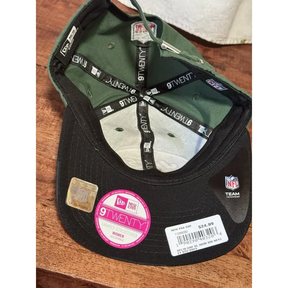 New Era 59Fifty NFL Hat / Cap New York Jets Green White
